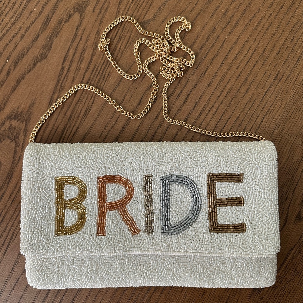 Bride Clutch or Crossbody bag